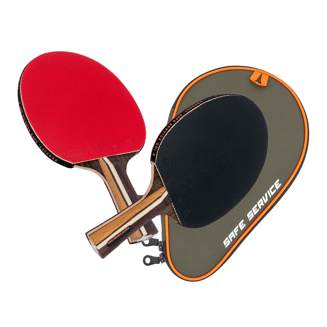 Lonerslugs X Laughing Tiger Pingpong paddle with Carry Case (Pro Edition) - Poplab