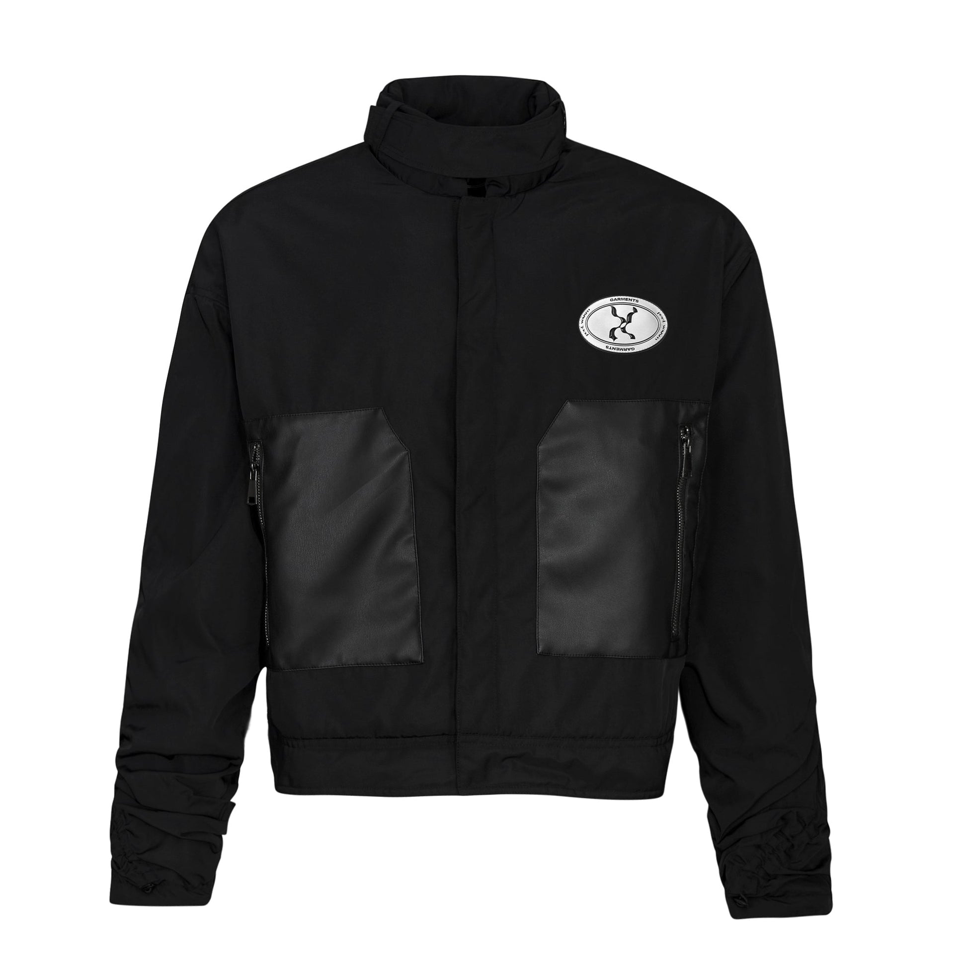 Garments Drawstring Cropped Jacket - Poplab