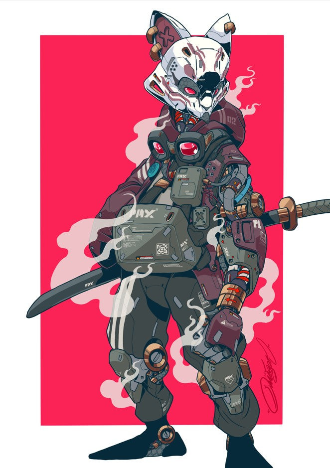 MECHAPAX Art Print (Day) *PRE-ORDER* - Poplab