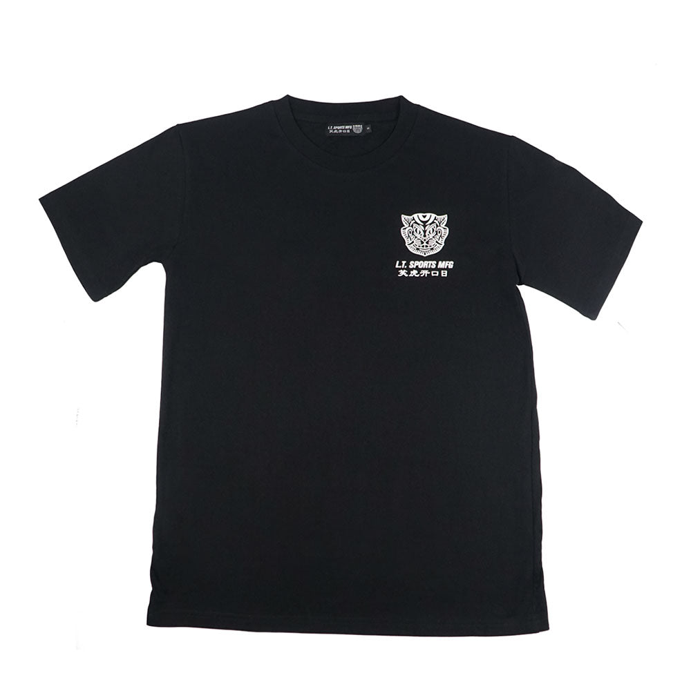 Lonerslugs X Laughing Tiger Admin T shirt (Black) - Poplab