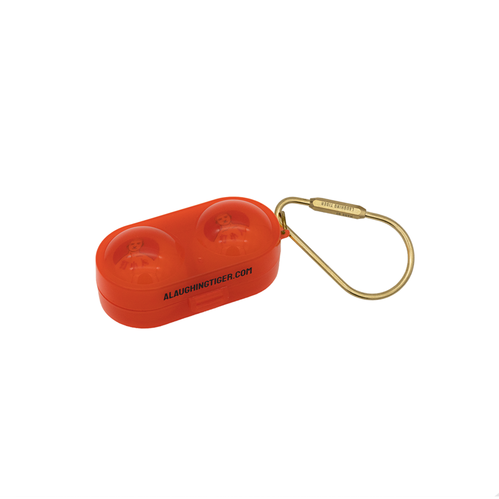 Lonerslugs X Laughing Tiger Pingpong ball Accessory (Orange) - Poplab