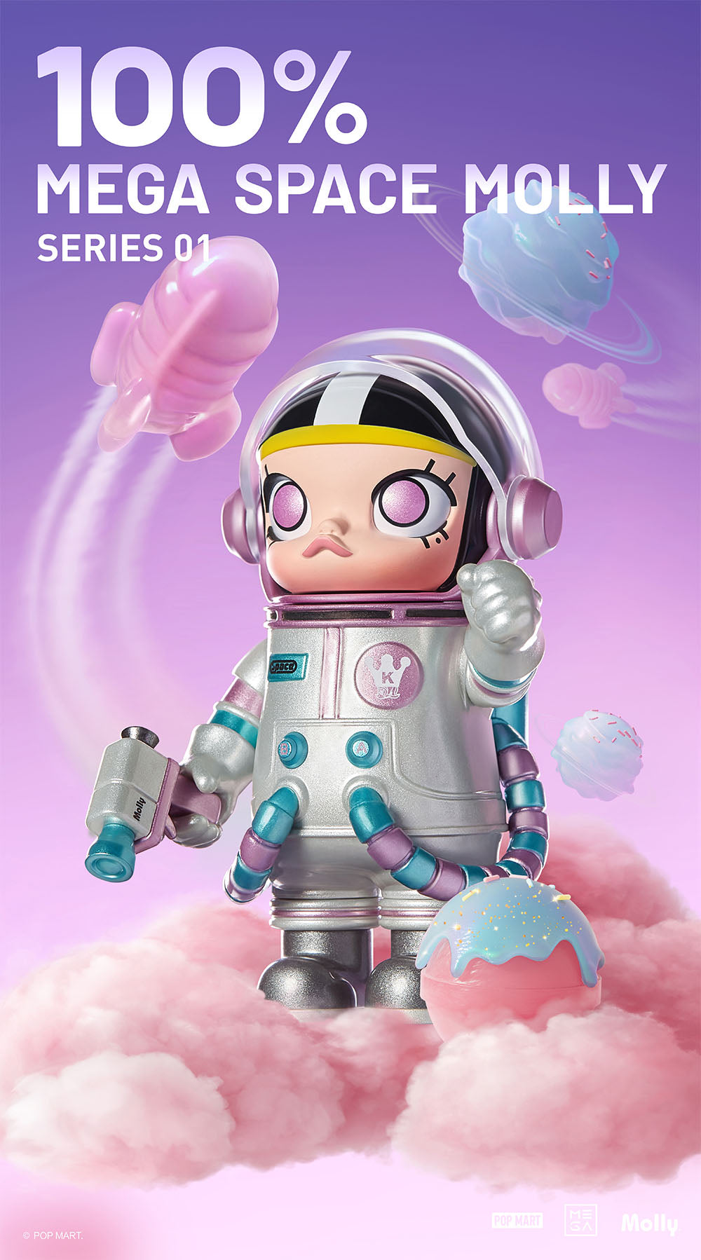 MEGA Collection 100% Space Molly Series 1 [whole set] – Poplab