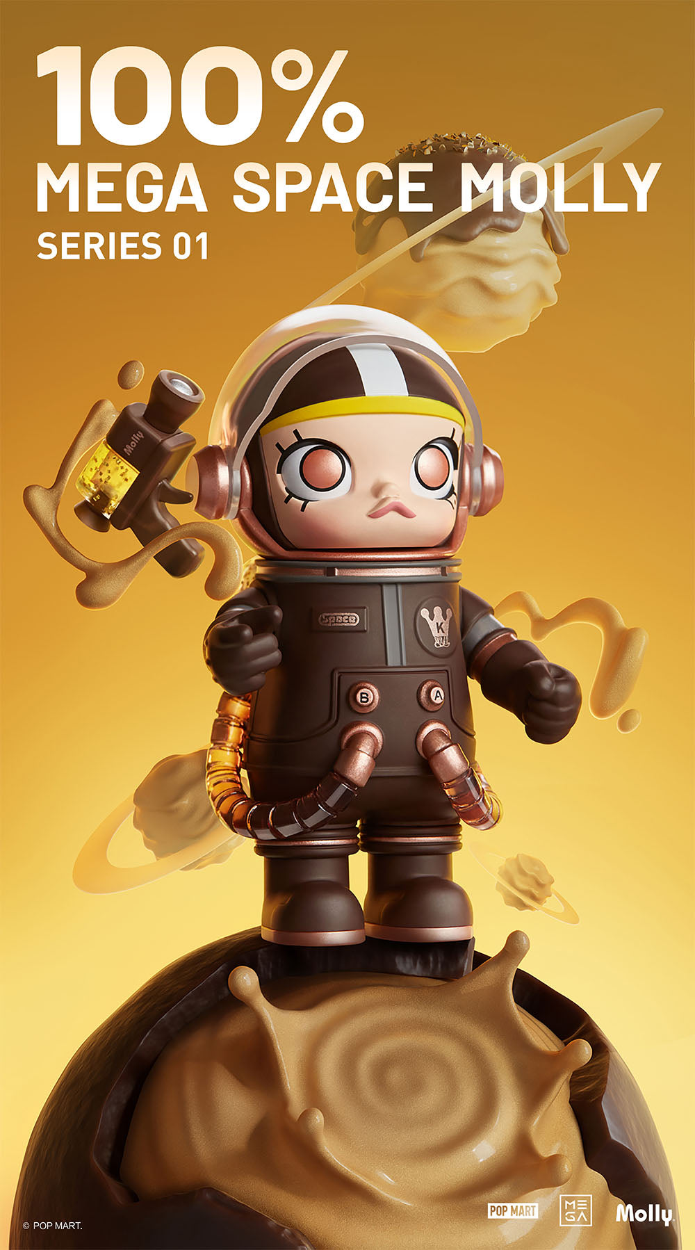 MEGA Collection 100% Space Molly Series 1 [whole set] – Poplab