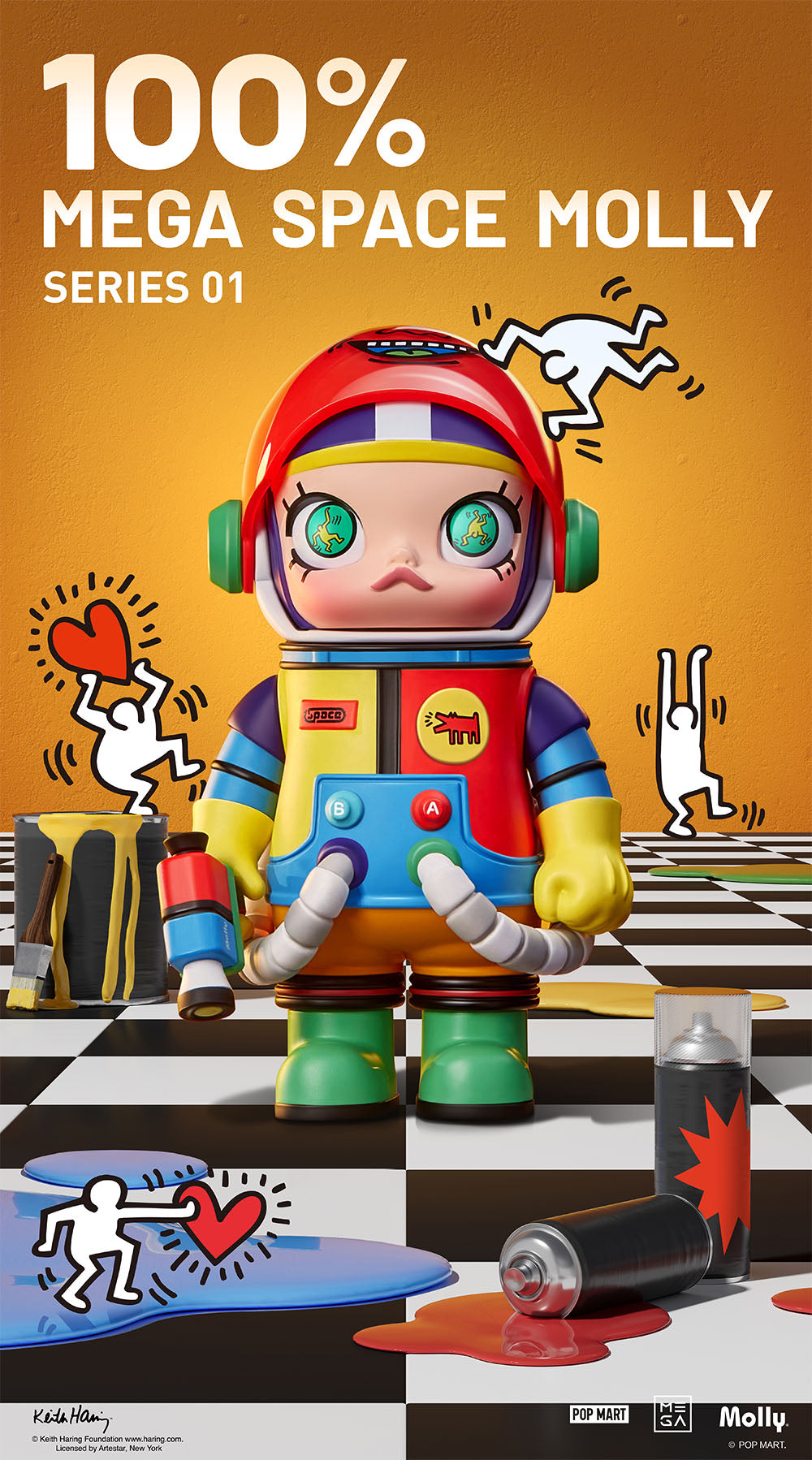 MEGA Collection 100% Space Molly Series 1 [whole set] – Poplab