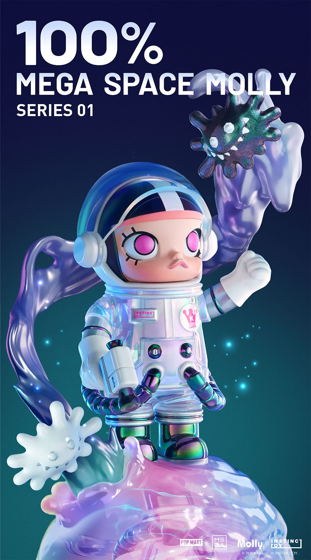 MEGA Collection 100% Space Molly Series 1 [single box] – Poplab